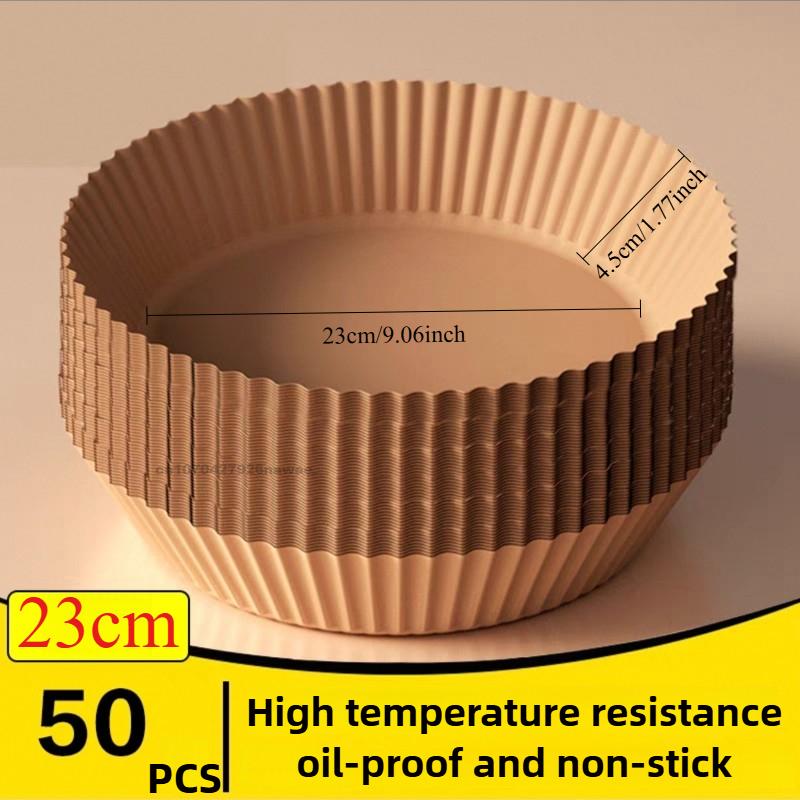 Paper Fryer Air 23 Cm Air Fryer Oven Paper Accessories Airfryer Baking Paper Extra Large Thickened Disposable Liner Square Round