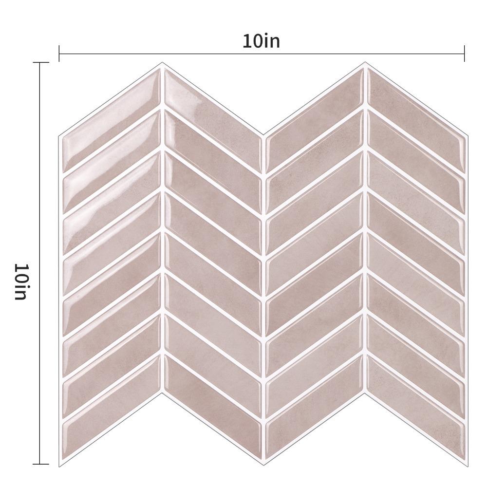 Toilet Stickers Waterproof Self Adhesive Tile Wall Stickers Moisture-proof Oil-proof Wallpaper DIY Anti Fouling Wall Decal