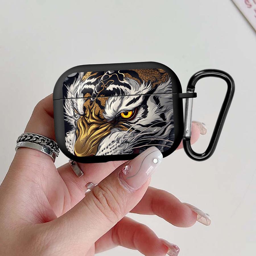 

Cool Tiger Earphone Cases Cover Case For Airpods 4 2 1 3 Pro2 Pro3 Pro Airpods Pro 3