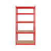 Scaffale metallico 2-in-1 Rebel, 5 ripiani, garage, 180x90x40cm, 750kg
