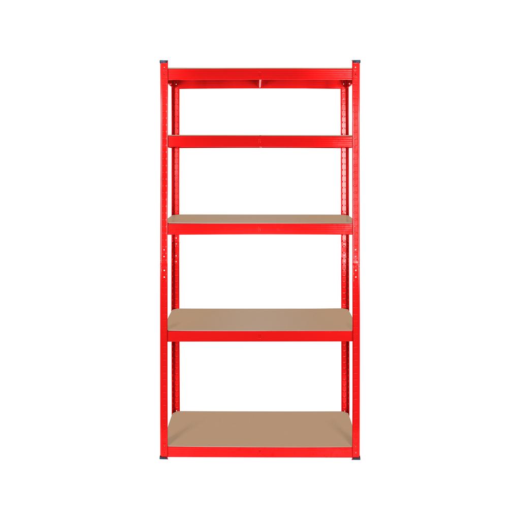 Scaffale metallico 2-in-1 Rebel, 5 ripiani, garage, 180x90x40cm, 750kg