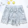 Can Wear Anti-slip Safety Pants Women's New Lace Large Size Leggings Loose Shorts Summer