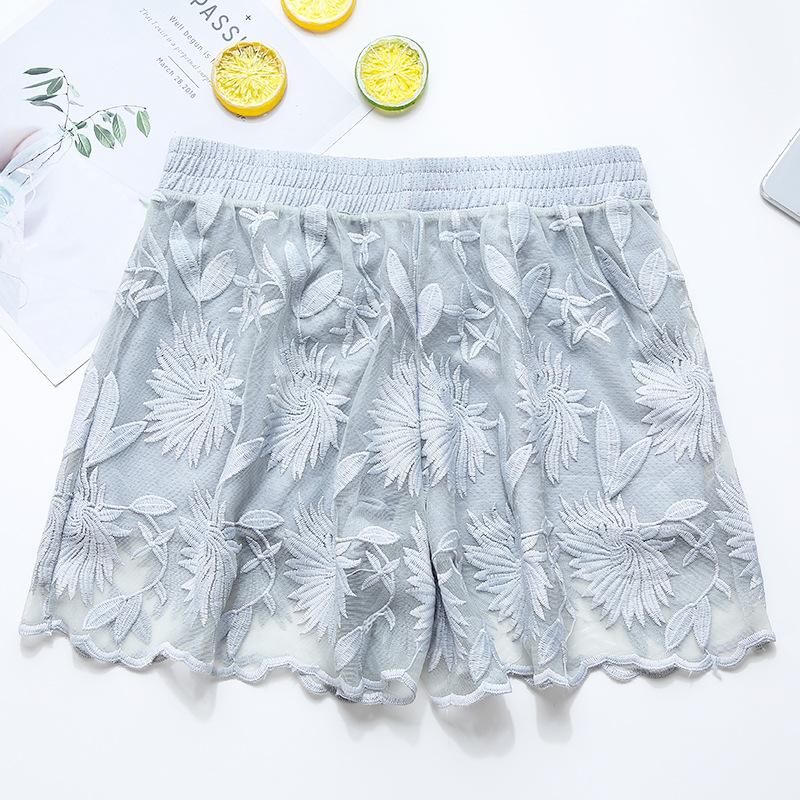 Can Wear Anti-slip Safety Pants Women's New Lace Large Size Leggings Loose Shorts Summer