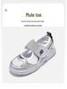 2025 Summer Children's Breathable Mesh Sandals - Soft Sole, Closed-Toe Sports Style for Boys & Girls