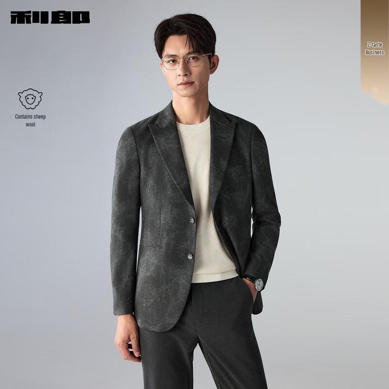LILANZ Men s Autumn Business Casual Wool Blend Suit Jacket 185/96A