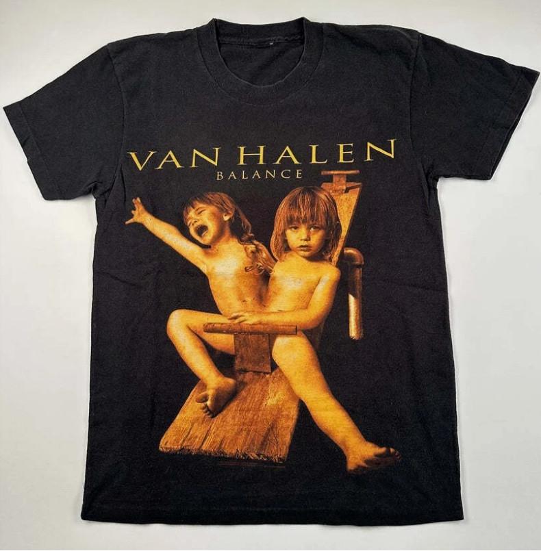 

Vintage 1995 Van Halen Balance Tour TShirt Unisex Fan Gift All Size Unisex T-Shirt M