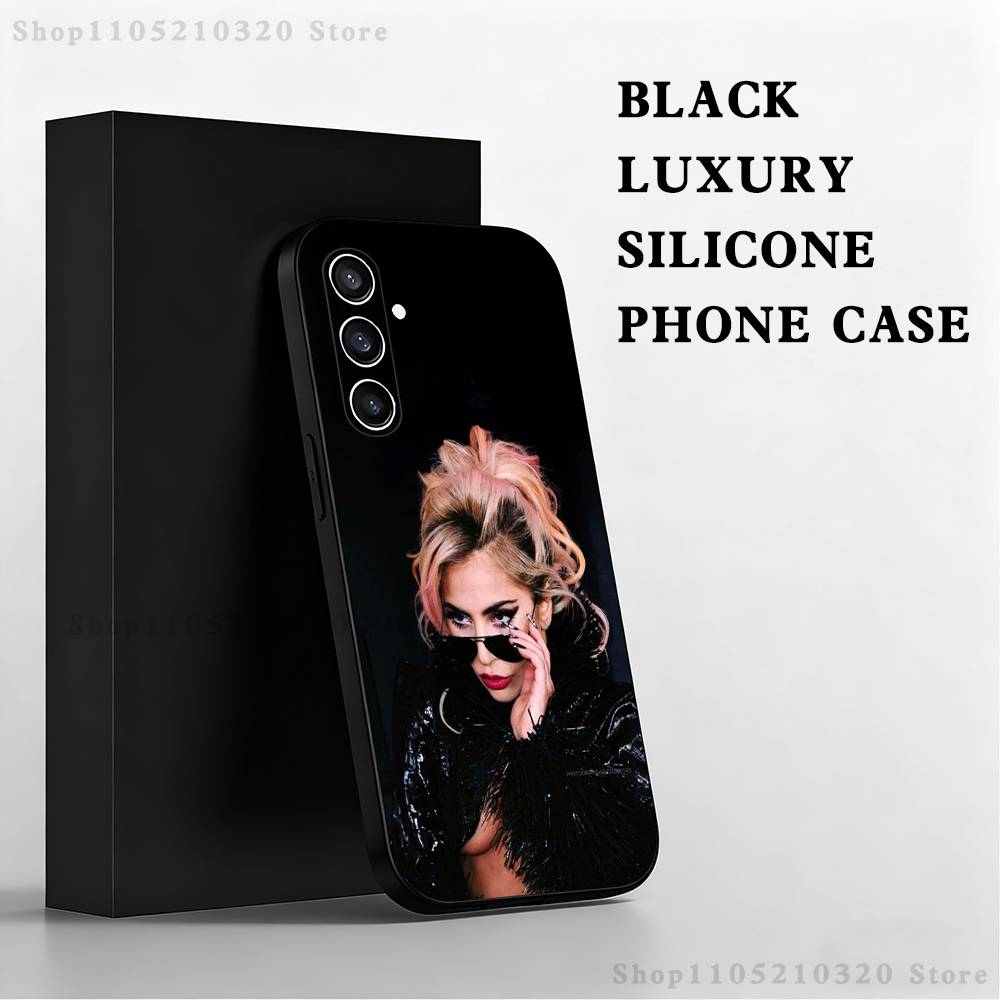 

L-Lady G-Gaga Famous Singer Phone Case For Samsung S25,S24,S21,S22,S23,S30,Ultra,S20,Plus,Fe,Lite,Note,10,9,5G Black Cover SamsungS23plus 5G