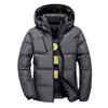 Men's European and American Winter Hooded Business Casual Warm Coat