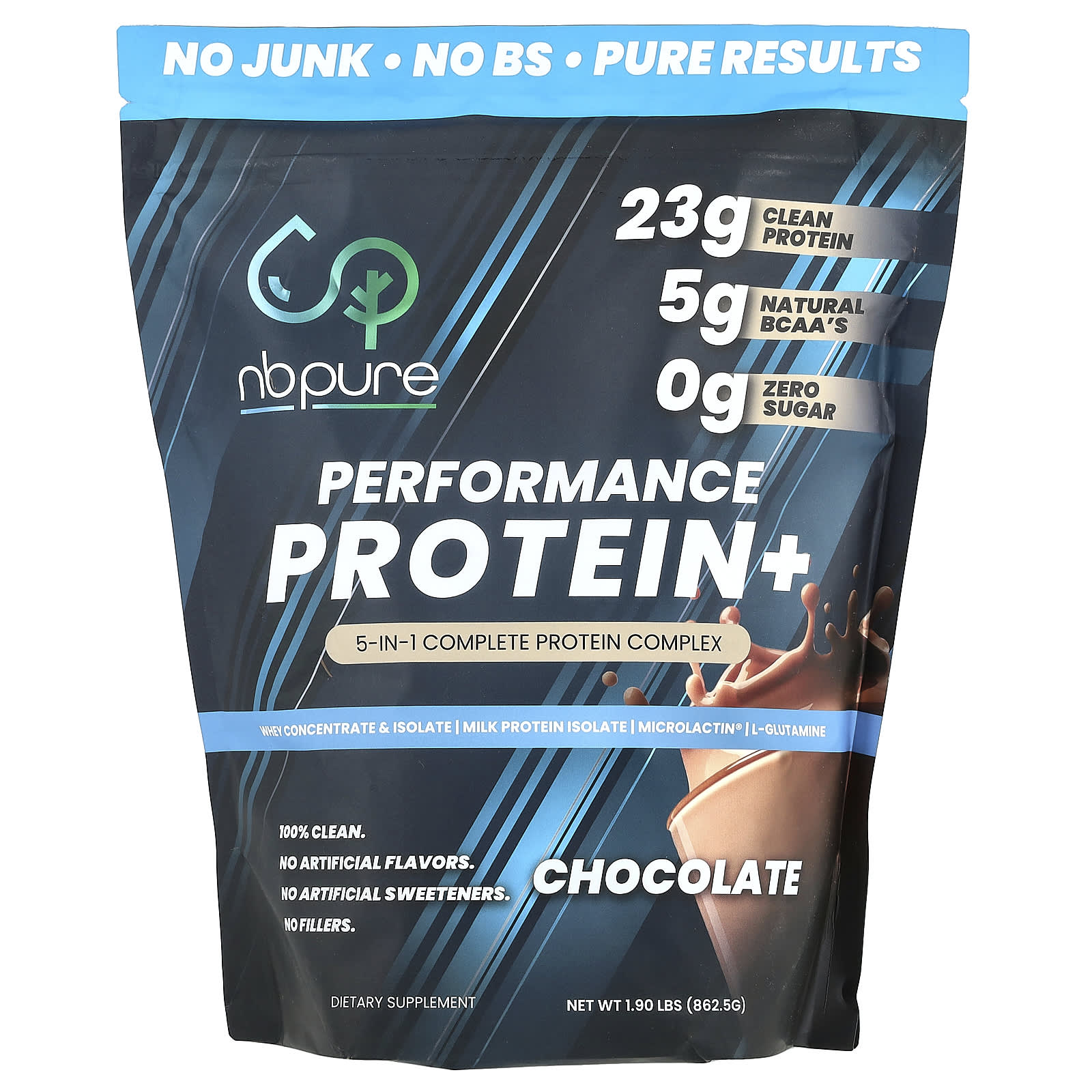 

Performance Protein+, Chocolate, 862.5G (1.9Lb)