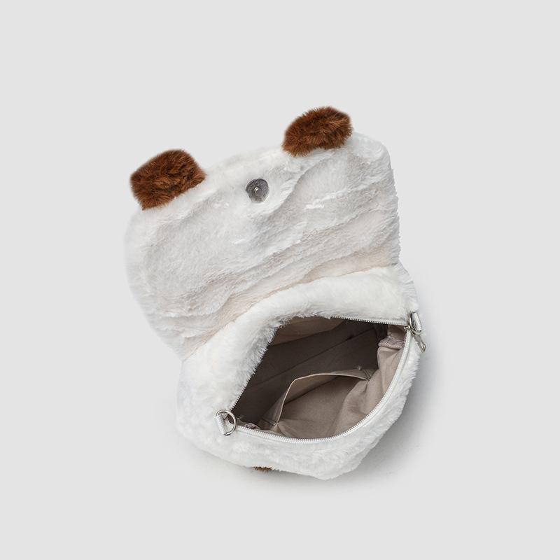 Niedlicher Cartoon Mode Plüsch Rucksack Alles Studentenrucksack Pendler Umhängetasche Mädchen