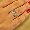 New Women Retro Simple Engraving Tree of Life Ring Holiday Gift Accessories for Her Stylish Jewelry