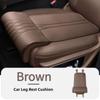 Leather Car Seat Leg Support Pad Memory Foam Seat Extension Leg Rest  Long Drive
