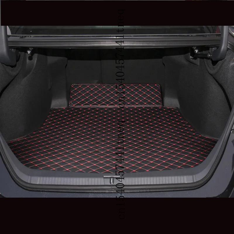 1pc Car PU Leather Trunk Mat Rear Liner Cargo For Toyota Avalon XX50 2018-Present Waterproof Carpet Tray Protector Accessoryy