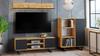 Focus RTV Cabinet 135 Cm - Loft Oak Craft/black