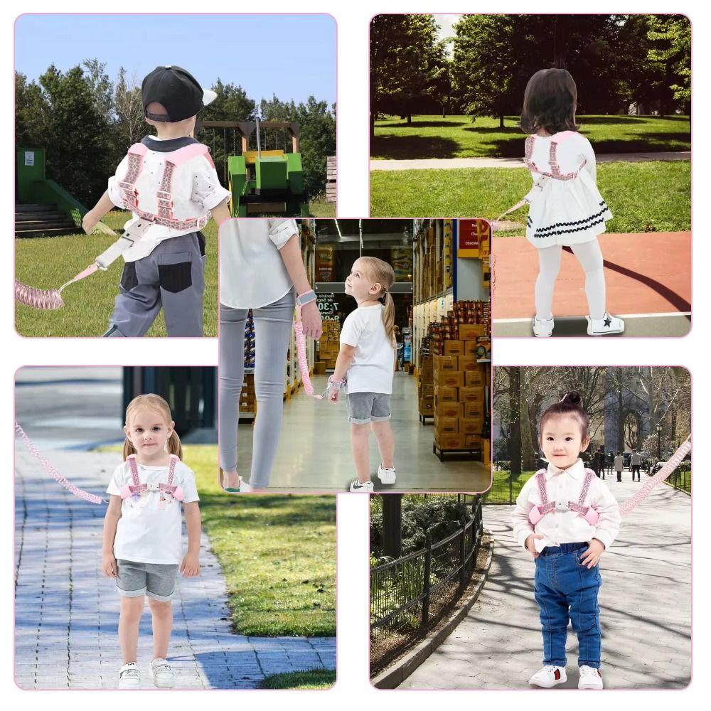 2in1 Child Anti Lost Wrist Link 1.5/2/2.5m Toddler Harness Leashes  For 1-10 Years Children