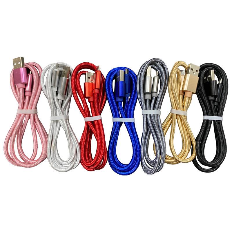 Pvc Braided Transparent Micro Usb Fast Charging Cable For Smartphones Devices