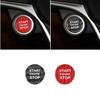 Self Adhesive Auto Car Engine Star Button Sticker for Alfa Romeo Giulia Stelvio