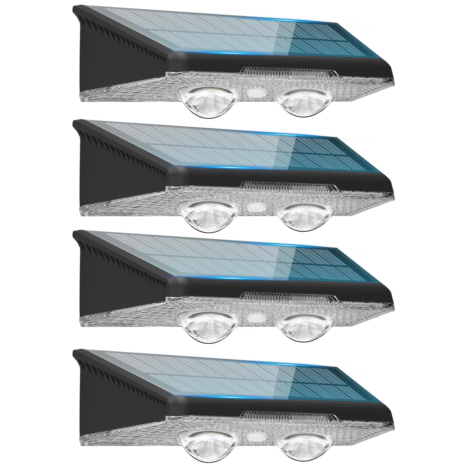 

KINGHE Solar Lights for Outdoor Solar Nameplate Indicator Gatepost Entryway Automatic Solar LED Outdoor Easy Suitable for Fences, Charging, Garden,