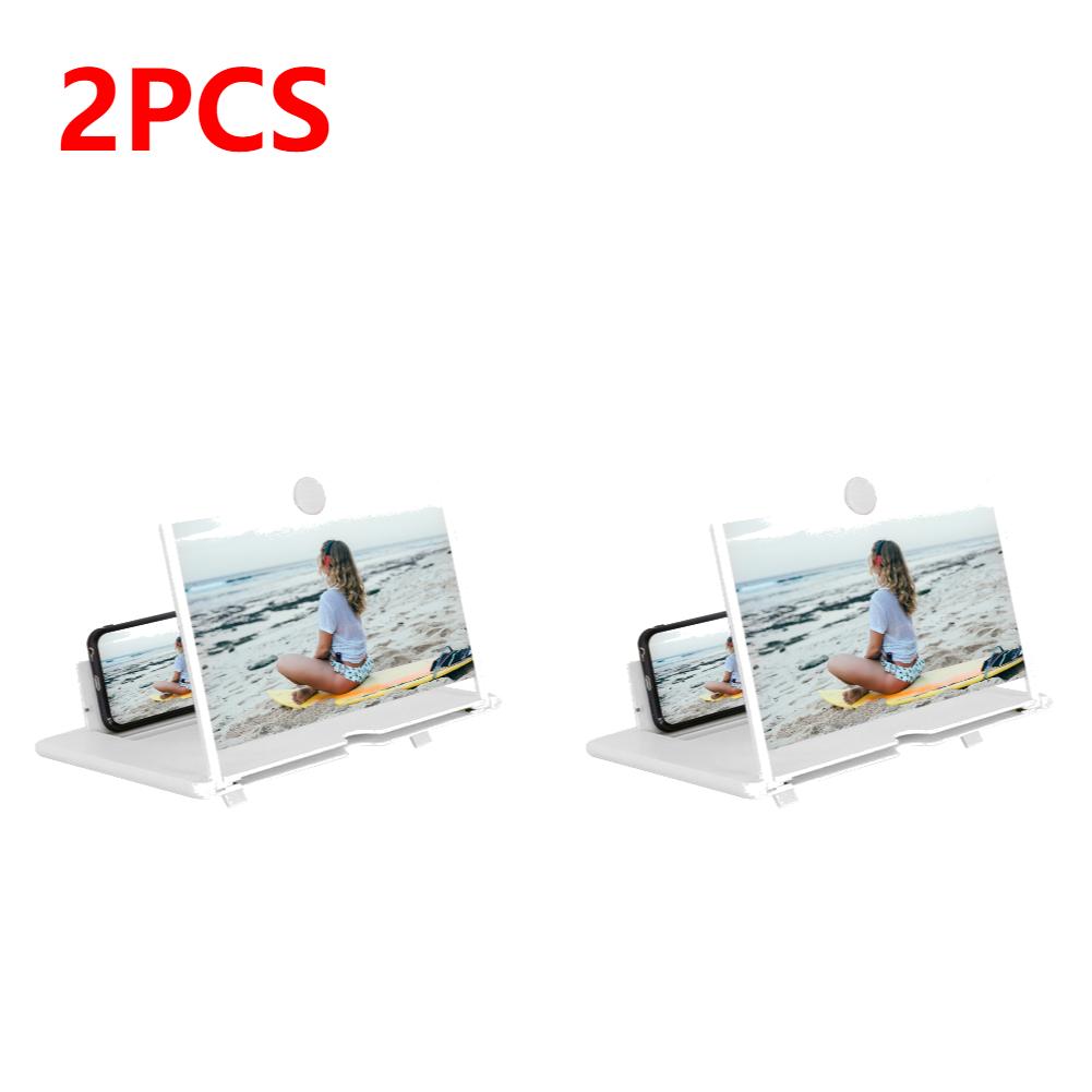 14 inch 3D Phone Screen Amplifier Mobile Phone Magnifier Screen Expander Magnifying Glass HD Video Amplifier with Phone Stand