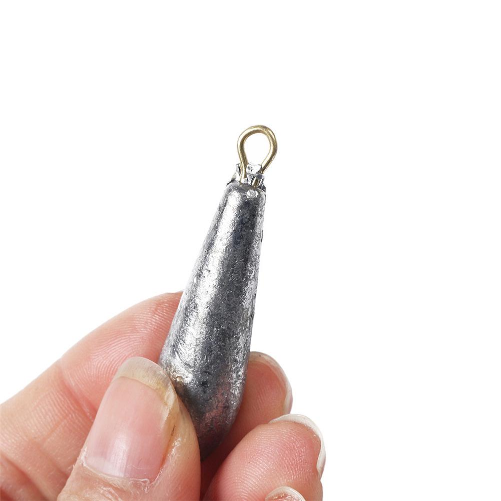 Gota de Lluvia Forma Aerodinámica Pesos de Pesca Plomada de Pesca Para Pesca de Fondo Pesca en el Mar