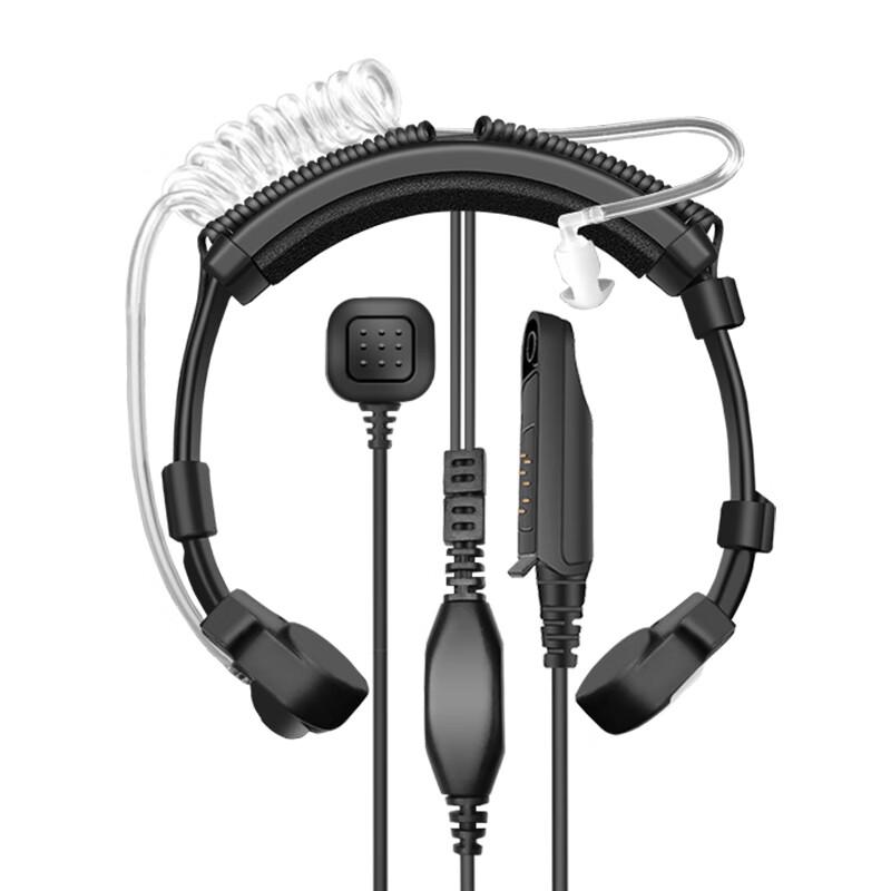 Tactical Throat Mic Headset for Two-Way Radios (CN version)