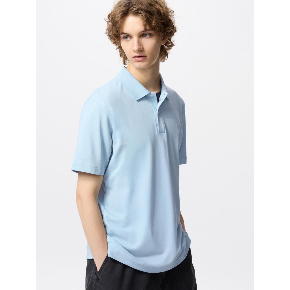 Uniqlo Airism Cotton Pique Polo Shirt