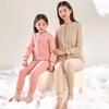 Inner Warm Winter Suit for Children and Teens - Thick, Cozy School Uniform for Parent-Child Matching