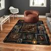 Insect Taxidermy Collection Pattern Rug Floor Mat for Living Room or Bedroom Soft and Comfortable Carpet a Gift for Birthday and Holiday.