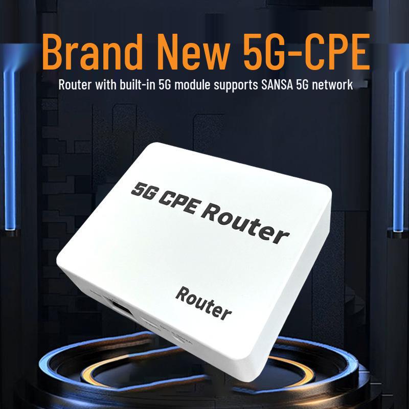 High-Speed 5G Home Router with Qualcomm X55, Plug-and-Play, All-Network Compatible, Web Page Support