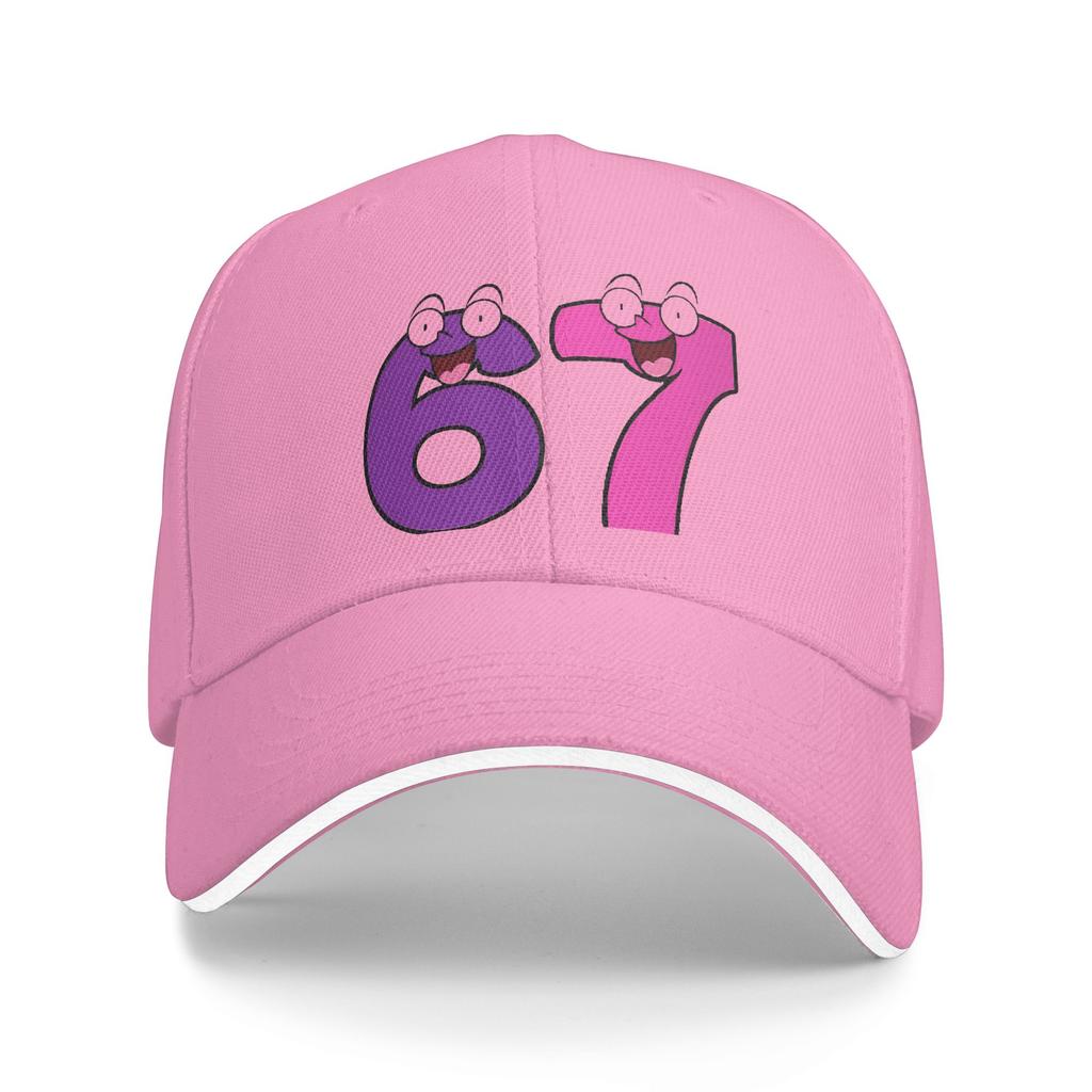 67 Six Seven Cute Meme Sun Baseball Cap Summer Stylish Trucker Hat For Women Men Hiking Fishing Snapback Cap