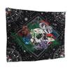 Decorative Tapestry Colorful Mushroom Skull Pattern Soft Lightweight Exquisite Beautiful Backdrop