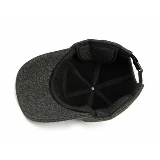 Lovechic Cap Mens Large Size 58-62cm Ear Flaps 2WAY Cold Weather Lined Thick Autumn Winter Adjustable