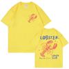 Lobster Lover Club Tshirt Funny Summer Beach Short Sleeve T Shirt Mens Womens Fashion Casual Oversized Tshirts Streetwear