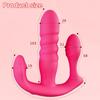 Thrusting Dildo Vibrators Truser for Kvinner Klitorisstimulator Kvinnelig Onanist Vagina Massasje Par Erotisk leketøy Sexmaskin