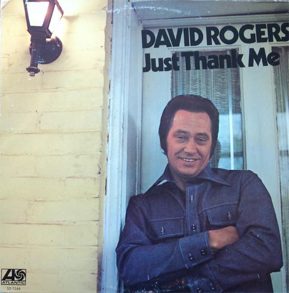 

LP Record DAVID ROGERS - Just Thank Me SD7266 Atlantic 1973 US Folk Used
