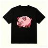 Printed T-shirt Letter Loose Men's and Women's Top Men's Casual Round Neck Short-sleeved T-shir