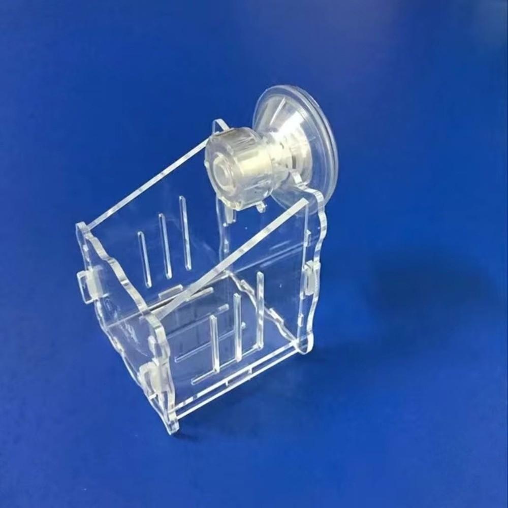 Suction Cup Mount Aquatic Plant Cup Acrylic Hanging Fish Tank Pot  Aquatic Plants