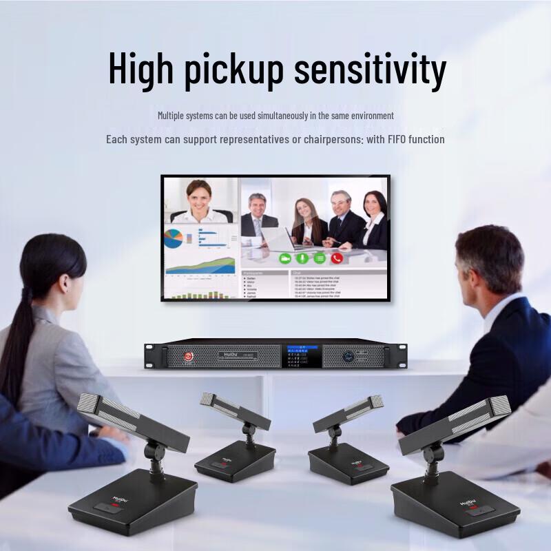 Huindu HD-6610 Professional Wired Gooseneck Conference Microphone (CN Version)