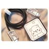 Crayon Shin-Chan Charger Case Cable Cover For Iphone 18W/20W Fast Charger Cover Data Cable Head Bite Winder Protector Shell
