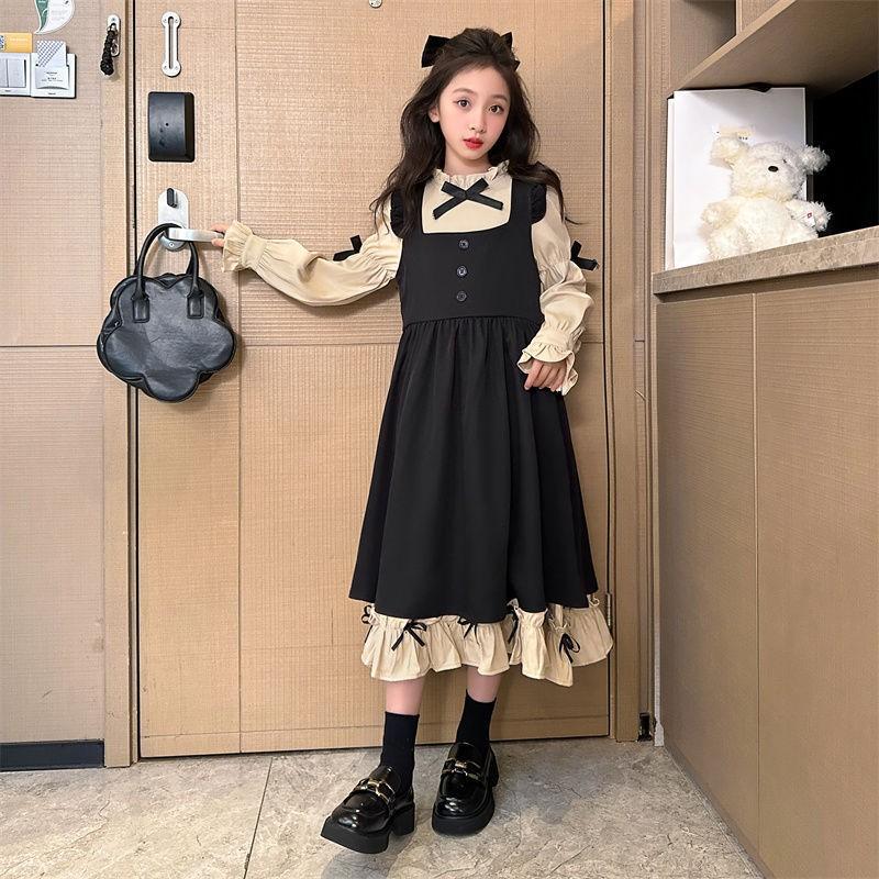 Girls' Fall Dresses: Academic-Style Lolita Dresses for Older Children
