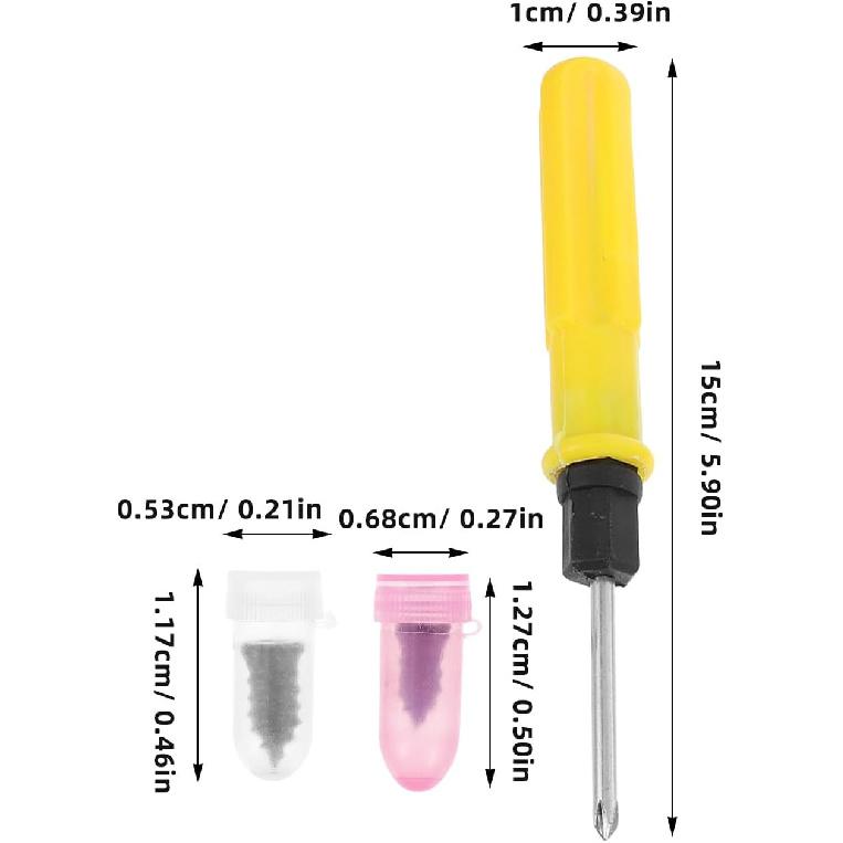

1Set Tire Repair Kit Tire Plugs for Cars Motorcycles Tractors Durable Puncture Repair Nails with Screwdriver Dad Birthday Wide Application