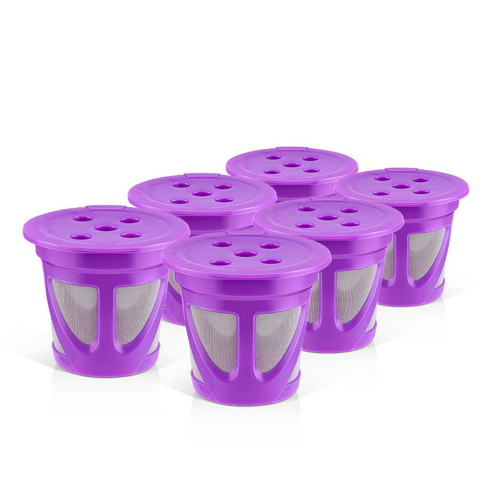 Refillable Coffee Filter Cup Reusable Pod Filled Capsule Compatible For