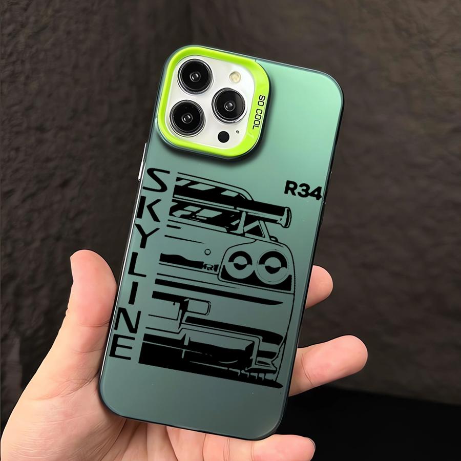 JDM Traumauto Cool Cover Handyhülle für iPhone 16 Pro 15 Pro Max 14 13 12 11 XS 14 Pro Max 16 Plus 14Pro 12Pro Softshell