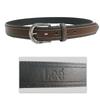 [Fine Plus] Belt Lee 35mm 118cm Synthetic Leather Layered White Stitch Casual 0120601