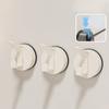 3pcs Suction Wall Hooks Heavy Duty Suction Hook Reusable Not Damage Wall Hook Set Long Service Hold for Towels & Clothes