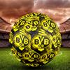 Borussia Dortmund Print Size 5 Soccer Ball, Standard Match Football for Sports Game and Team Practice, Ideal Gift for Soccer Fans