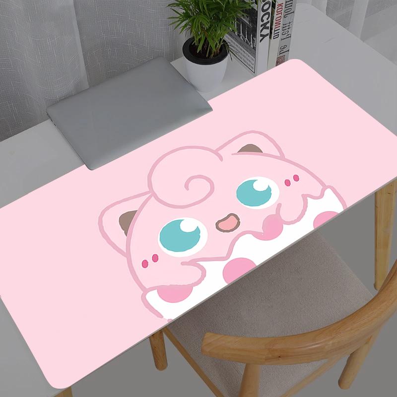 Mouse Pad Pokemon Pikachu Jigglypuff Gaming Accessories PC Gamer Alfombrilla Xxl Computer Laptop Varmilo Keyboard Mousepad