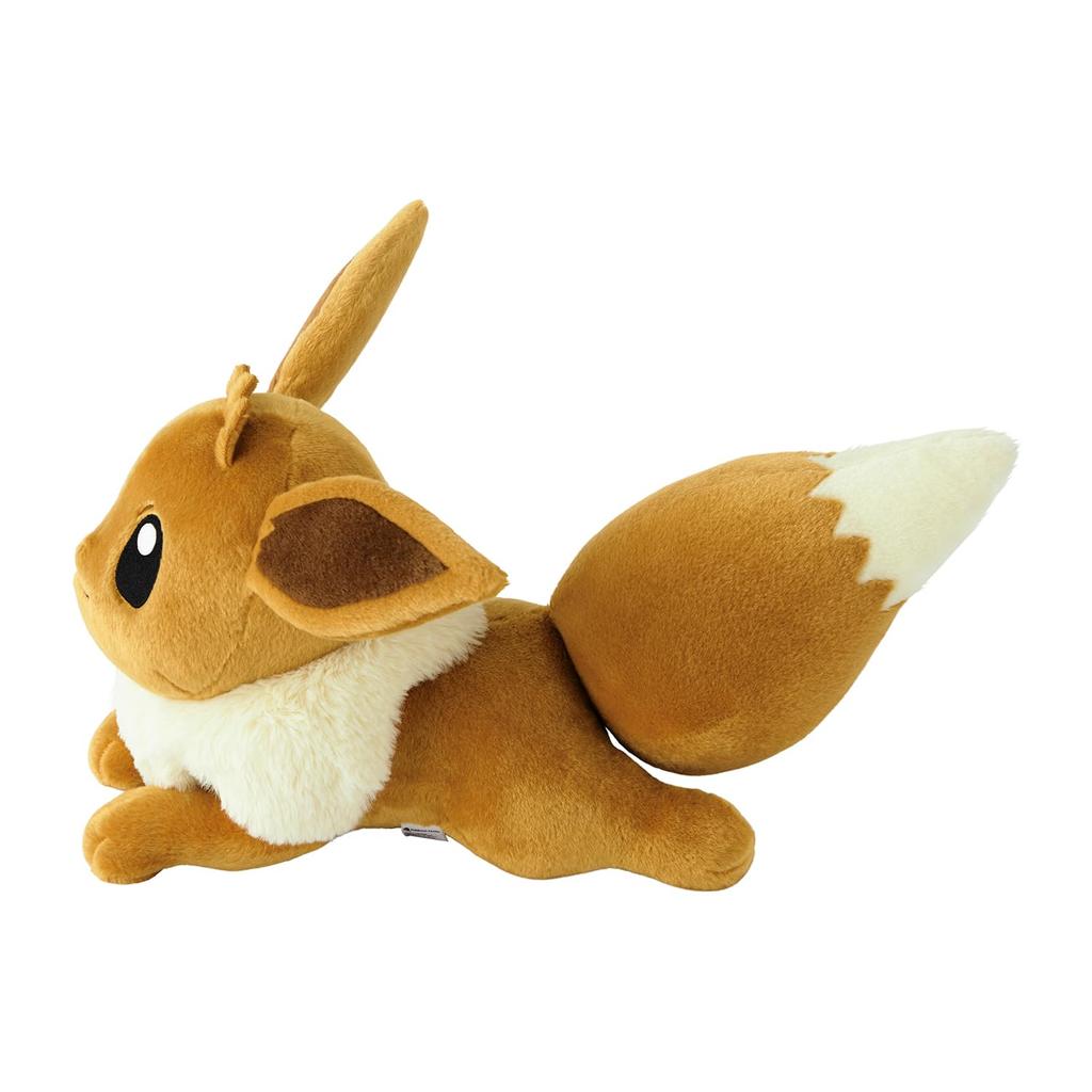 Pokémon Center Original Plush Toy: Life-size Eevee Lying Down