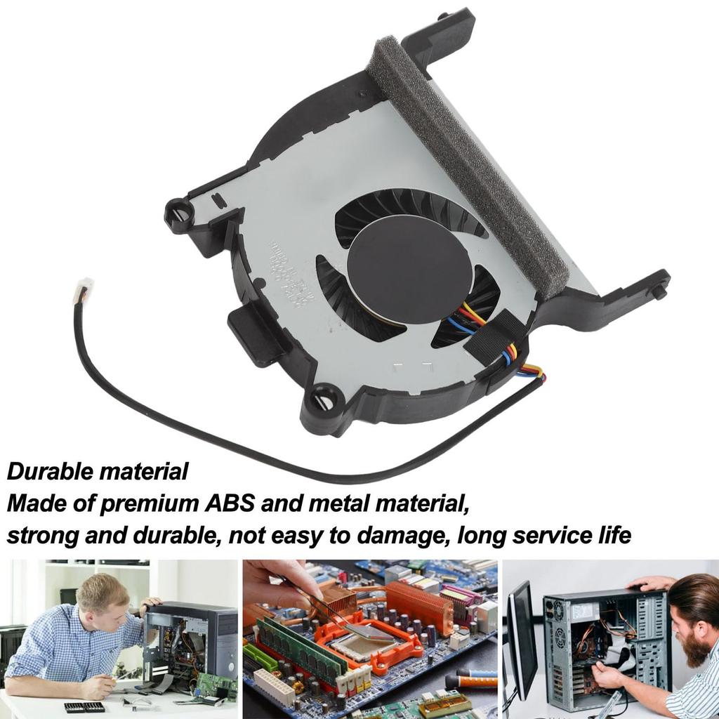 CPU Cooling Fan for Elitedesk 800 G4 G5 705 G4 G5 ProDesk, 4-pin DC 12V 0.5A, Replacement for Laptop Internal Fan, Quiet and Lightweight