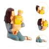 1/64 People Figure Miniature Diorama for DIY Scene Decor Collectibles Desktop Ornament Hand